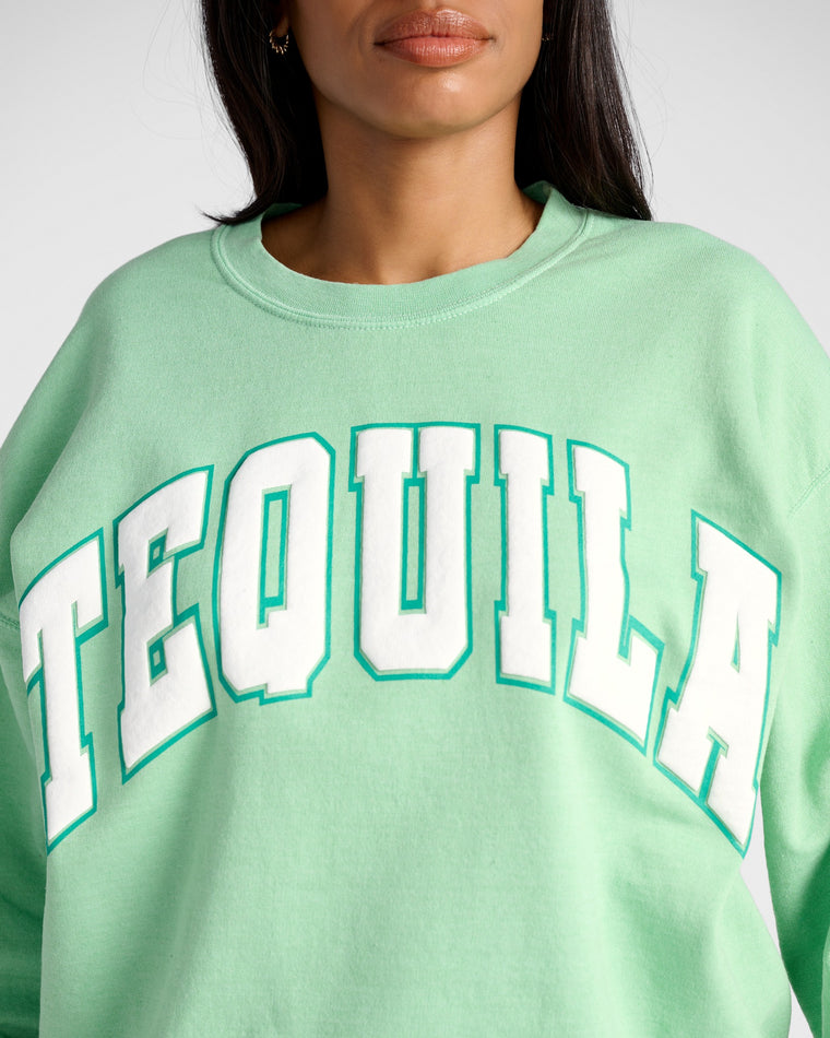 Island Green $|& Project Social T Tequila Sweatshirt - SOF Detail