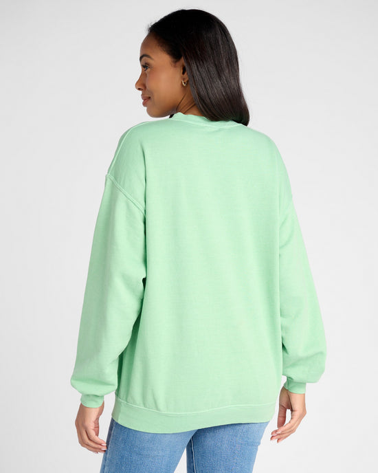Island Green $|& Project Social T Tequila Sweatshirt - SOF Back