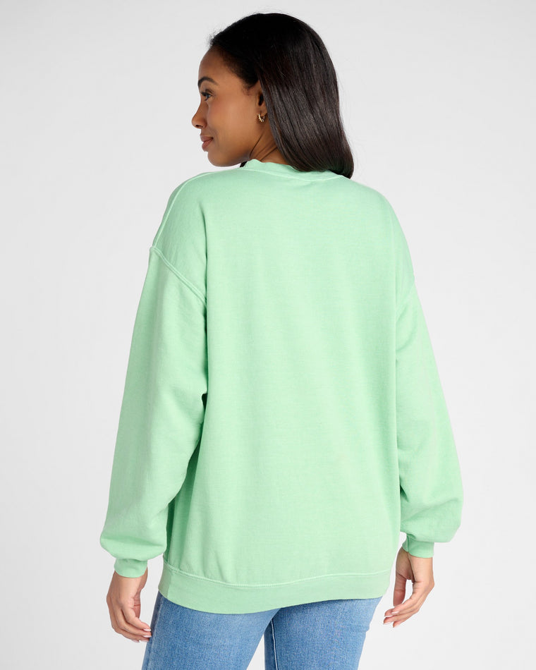 Island Green $|& Project Social T Tequila Sweatshirt - SOF Back