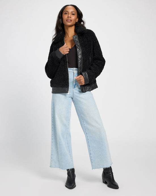 Black $|& b.young Anamaj Jacket - UGC On Fig