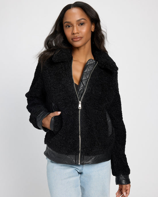 Black $|& b.young Anamaj Jacket - SOF Front