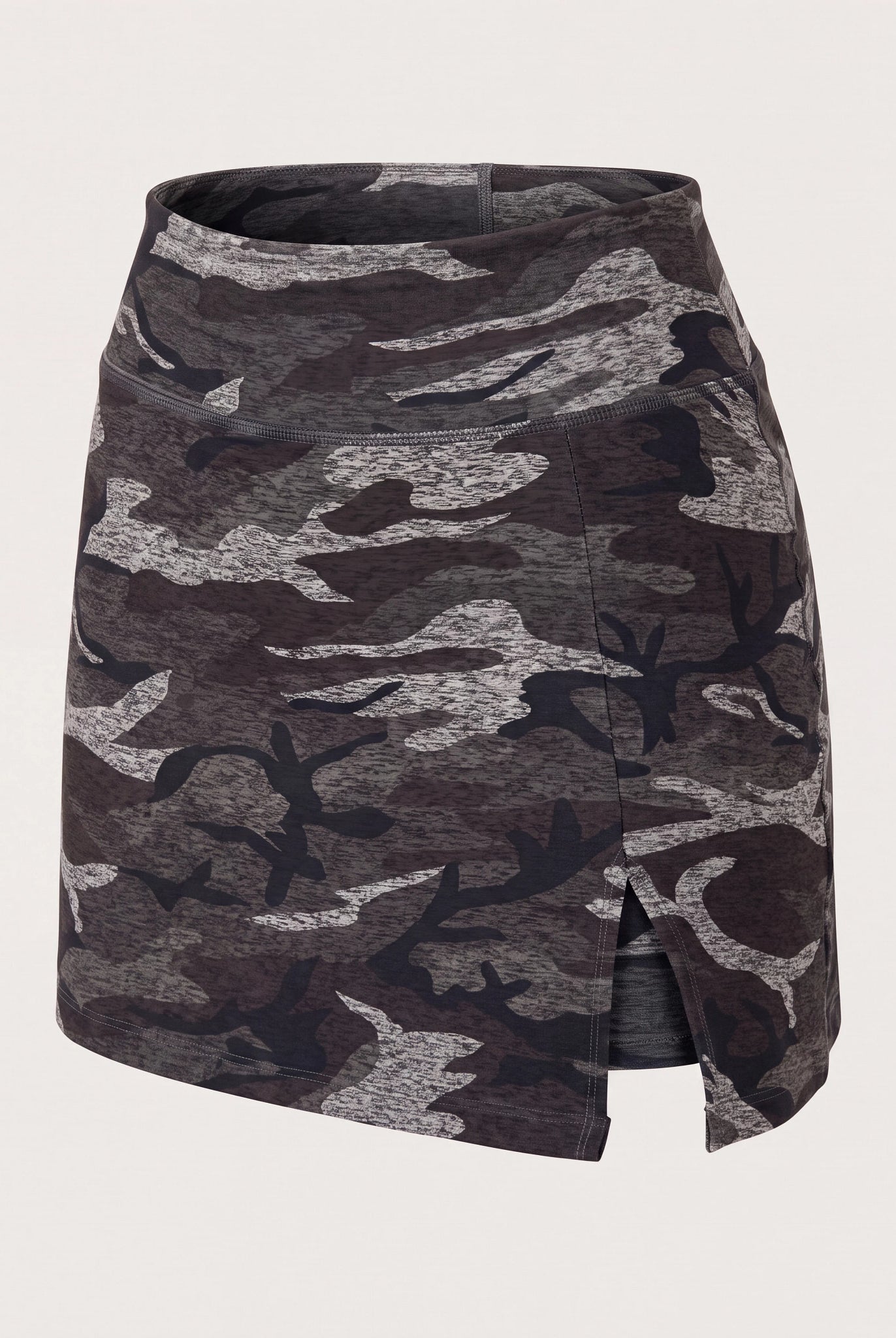 Grey Camo $|& Interval FlowHeather Sculpt Skort - Hanger Detail