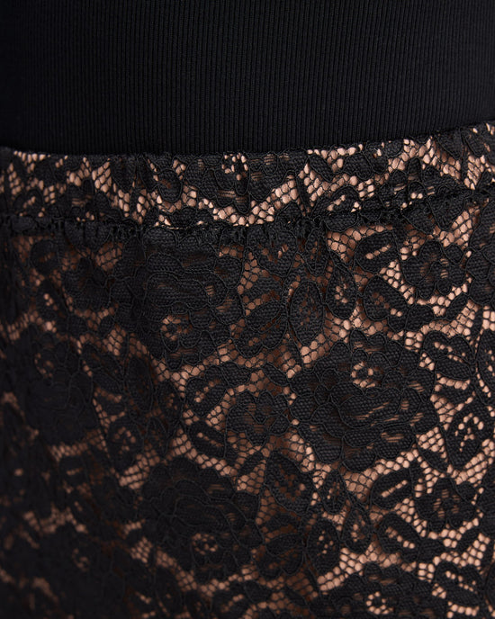 Black $|& Gentle Fawn Lexington Stretch Lace Skirt - SOF Detail