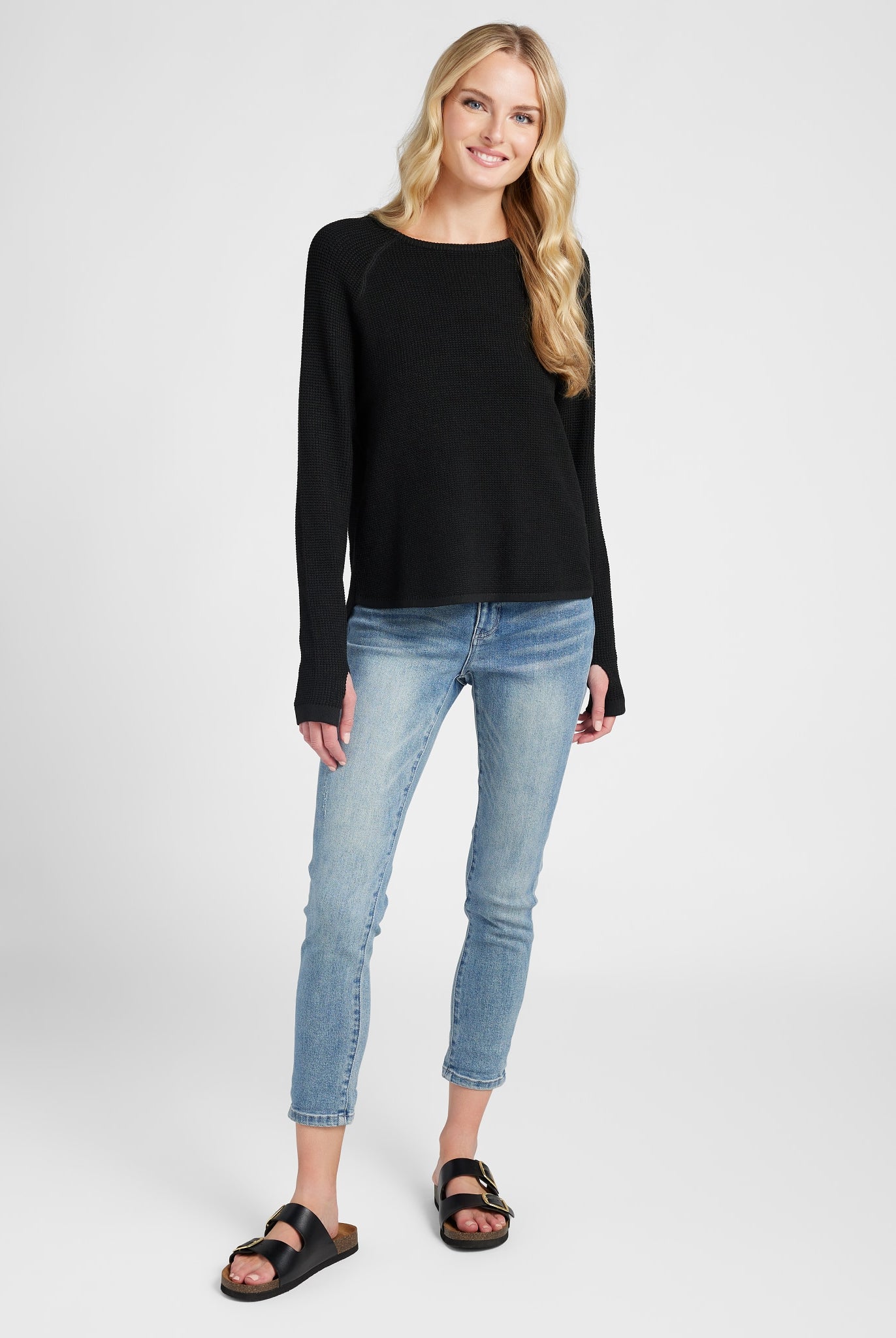 Black $|& Herizon Wanderer Thumbhole Tunic - SOF Full Front