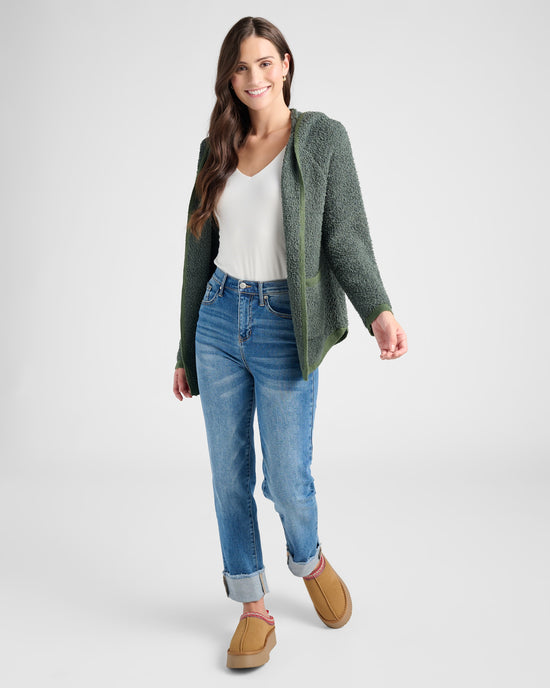 Army $|& Herizon Hooded Cardigan - SOF Full Front