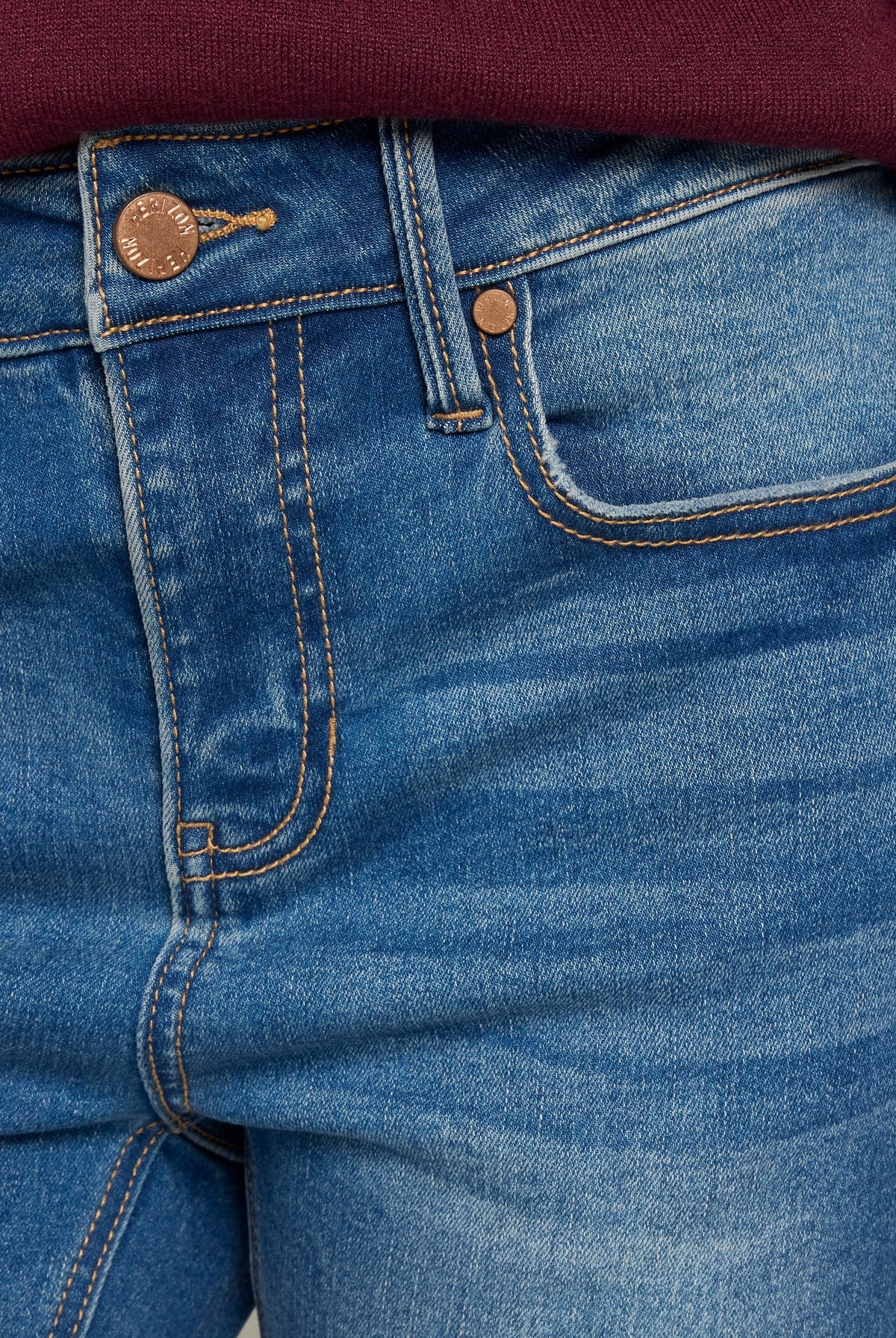 Medium Wash $|& Herizon Avril High Rise Slim Bootcut Jeans - SOF Full Front