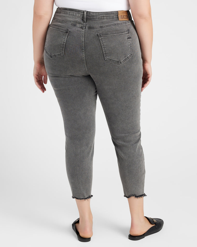 Grey 27" $|& Herizon Mazy High Rise Skinny Jeans - SOF Back