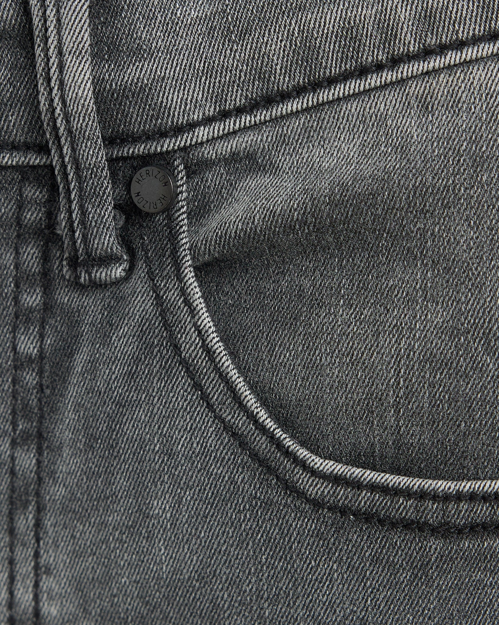 Grey 27" $|& Herizon Mazy High Rise Skinny Jeans - SOF Detail