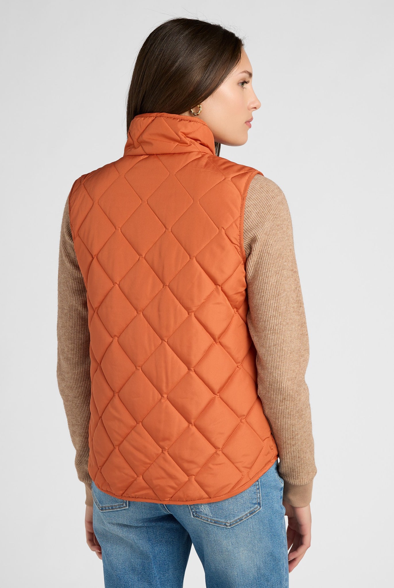 Rust $|& Herizon Stargazer Quilted Vest - SOF Back