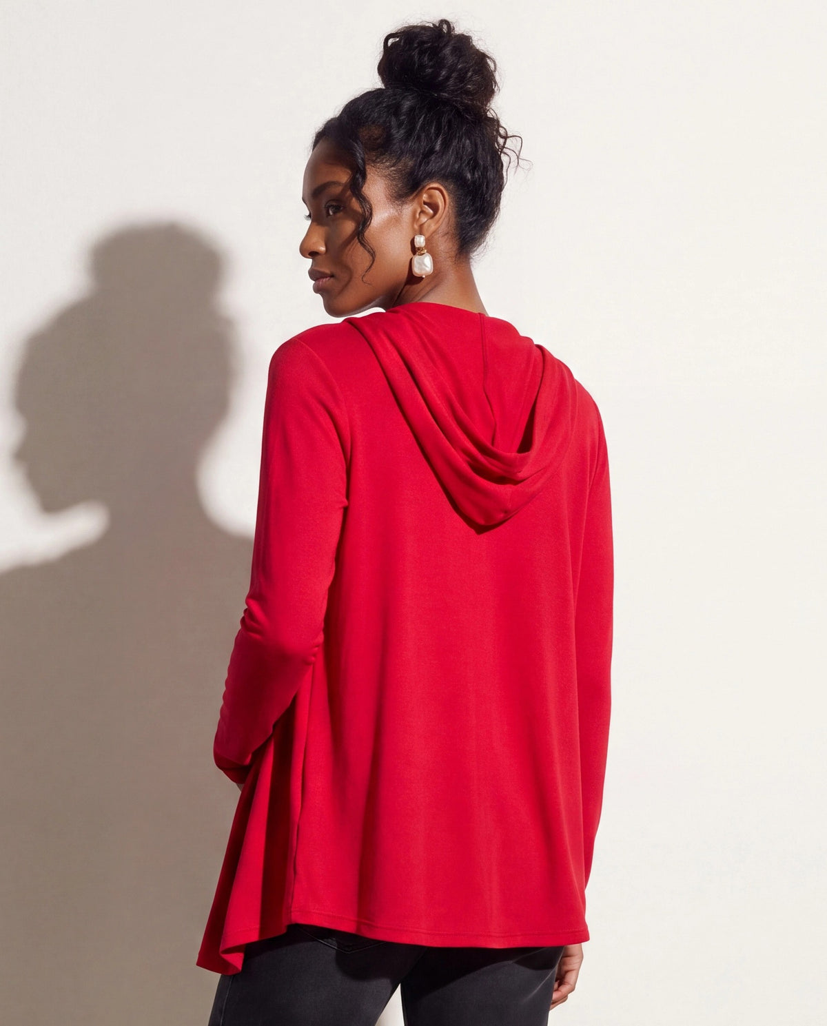 Chili Pepper $|& SEAS Laguna Hooded Cardigan - SOF Side