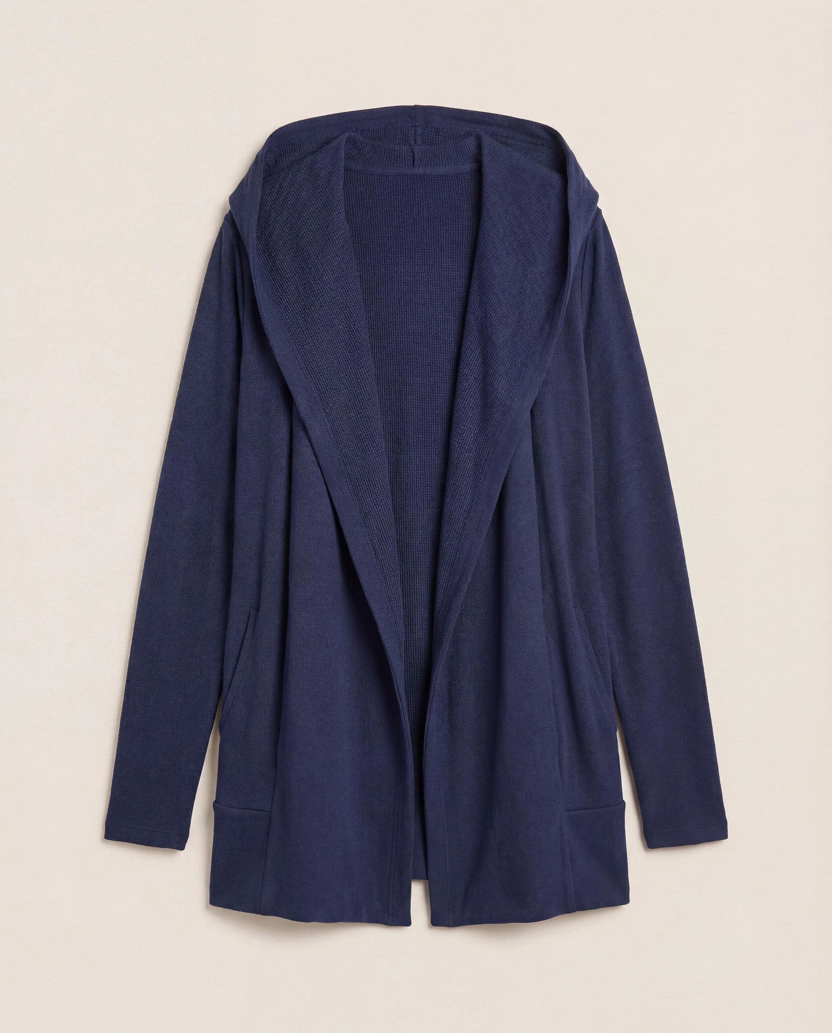 Navy $|& SEAS Over The Falls Cardigan - Hanger Detail