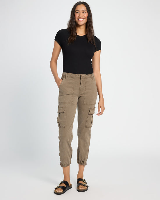 Coriander Green $|& Herizon Niki Cargo Pant - UGC On Fig