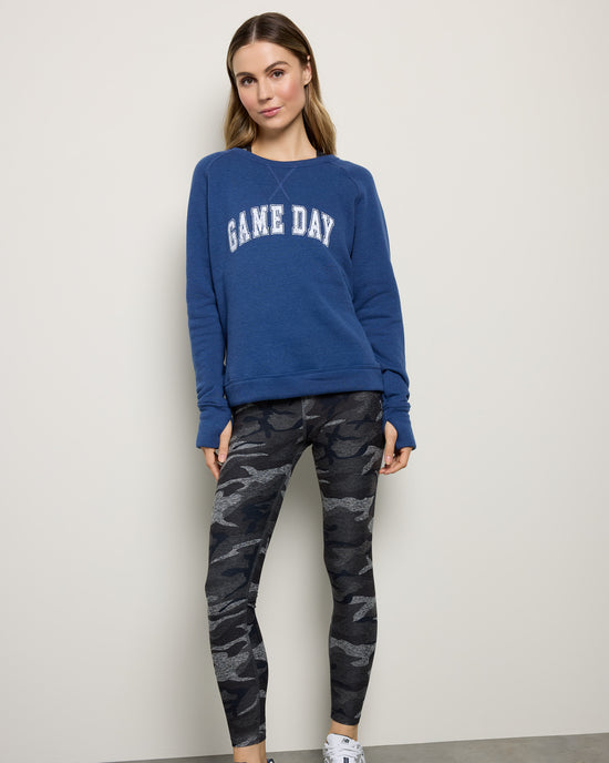 Navy $|& Interval Game Day Graphic Sweatshirt - UGC On Fig