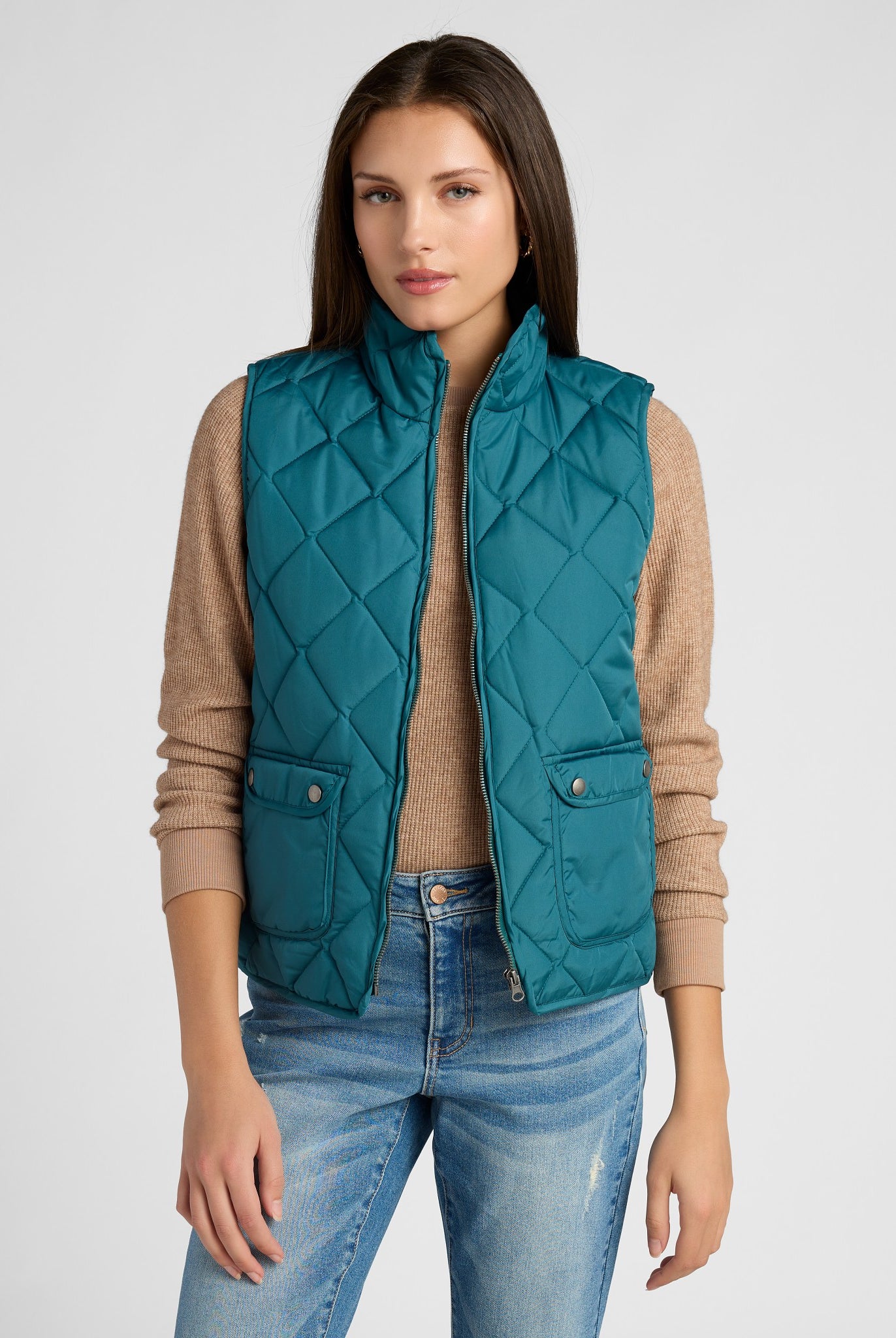 Spruced-Up $|& Herizon Stargazer Quilted Vest - SOF Front