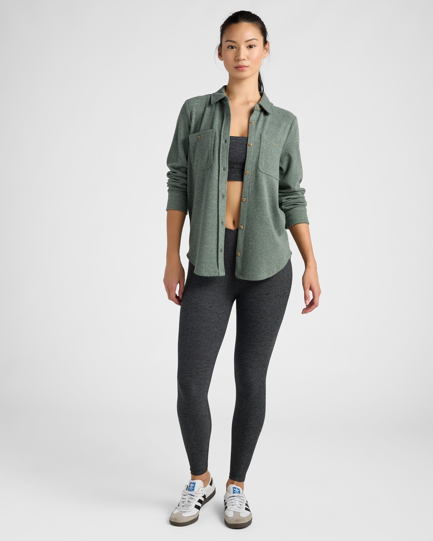 Heather Foliage $|& Thread & Supply Lewis Shirt - SOF Full Front