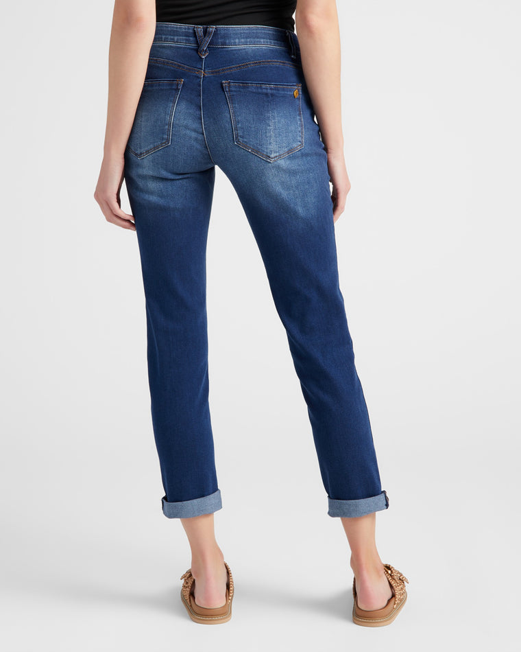 Blue $|& Democracy Absolution Girlfriend Jeans - SOF Back