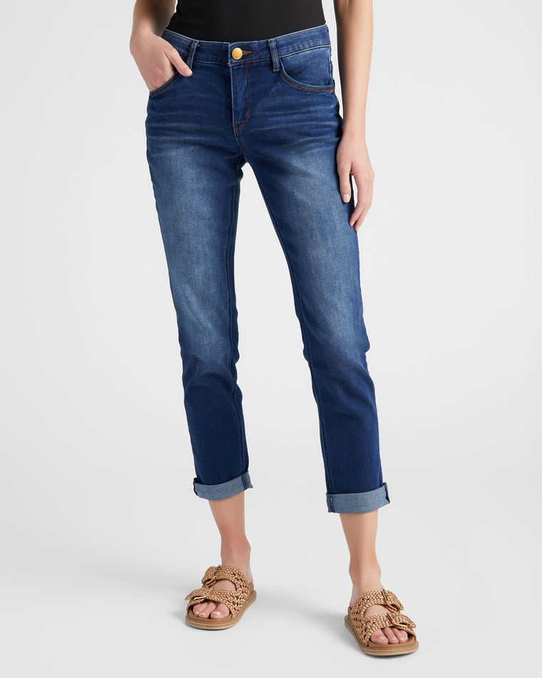 Blue $|& Democracy Absolution Girlfriend Jeans - SOF Front