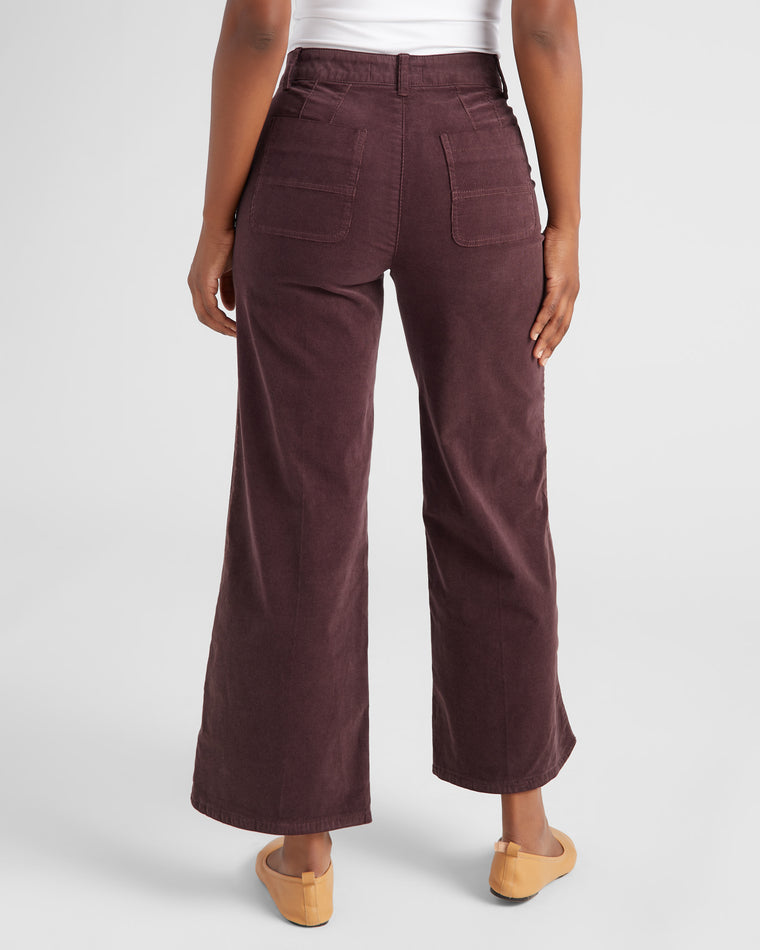 Raisin $|& Democracy Absolution Skyrise Corduroy Wide Leg Pants - SOF Back