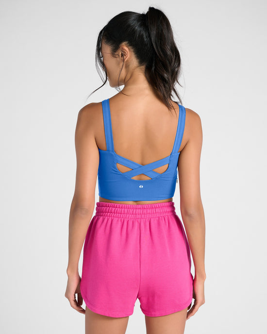 Nautical Blue $|& Thrive Société Stash Pocket Bra - SOF Back