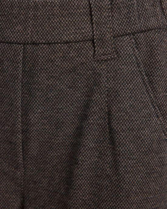 Brown $|& Democracy Ableisure Skyrise Pull-On Wide Leg Trouser - SOF Detail