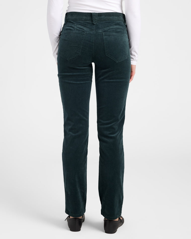 Deep Pine $|& Democracy Absolution Corduroy Straight Leg Pants - SOF Back