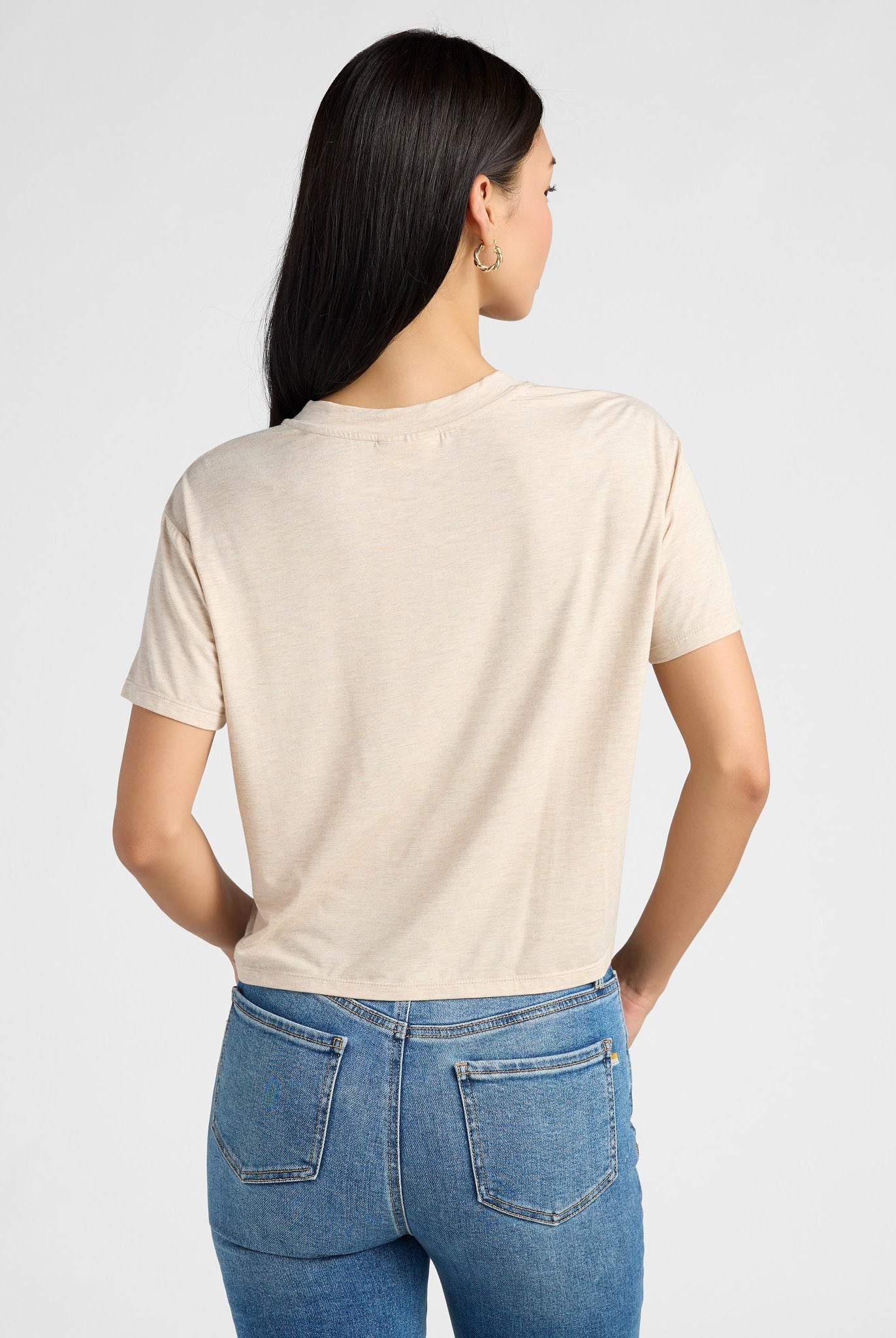 Marble $|& SEAS Newport Cropped Tee - SOF Back
