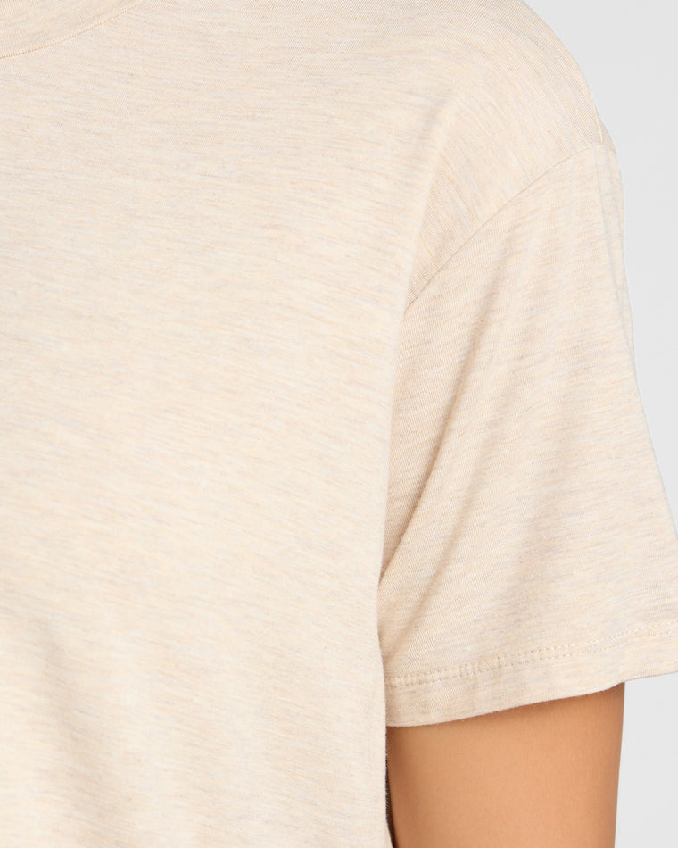 Marble $|& SEAS Newport Cropped Tee - SOF Detail
