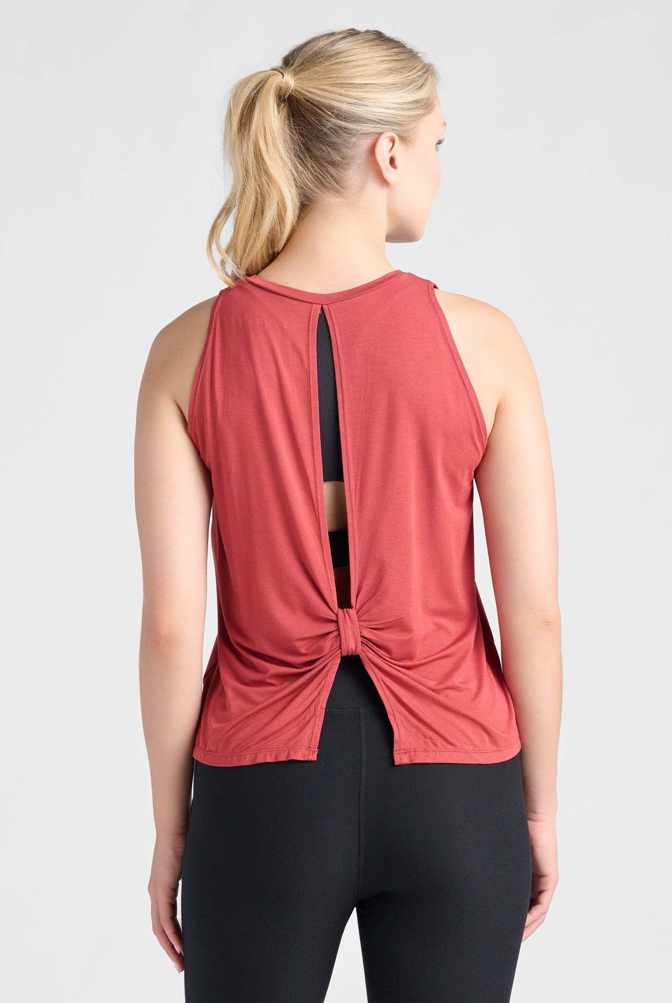 Rosewood $|& Interval Split Back Tank - SOF Back