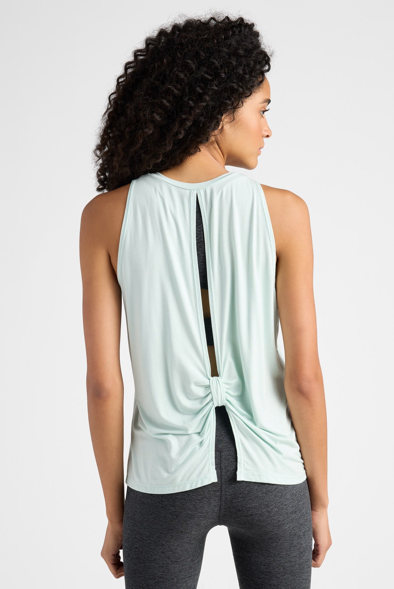 Minty Ice $|& Interval Split Back Tank - SOF Back