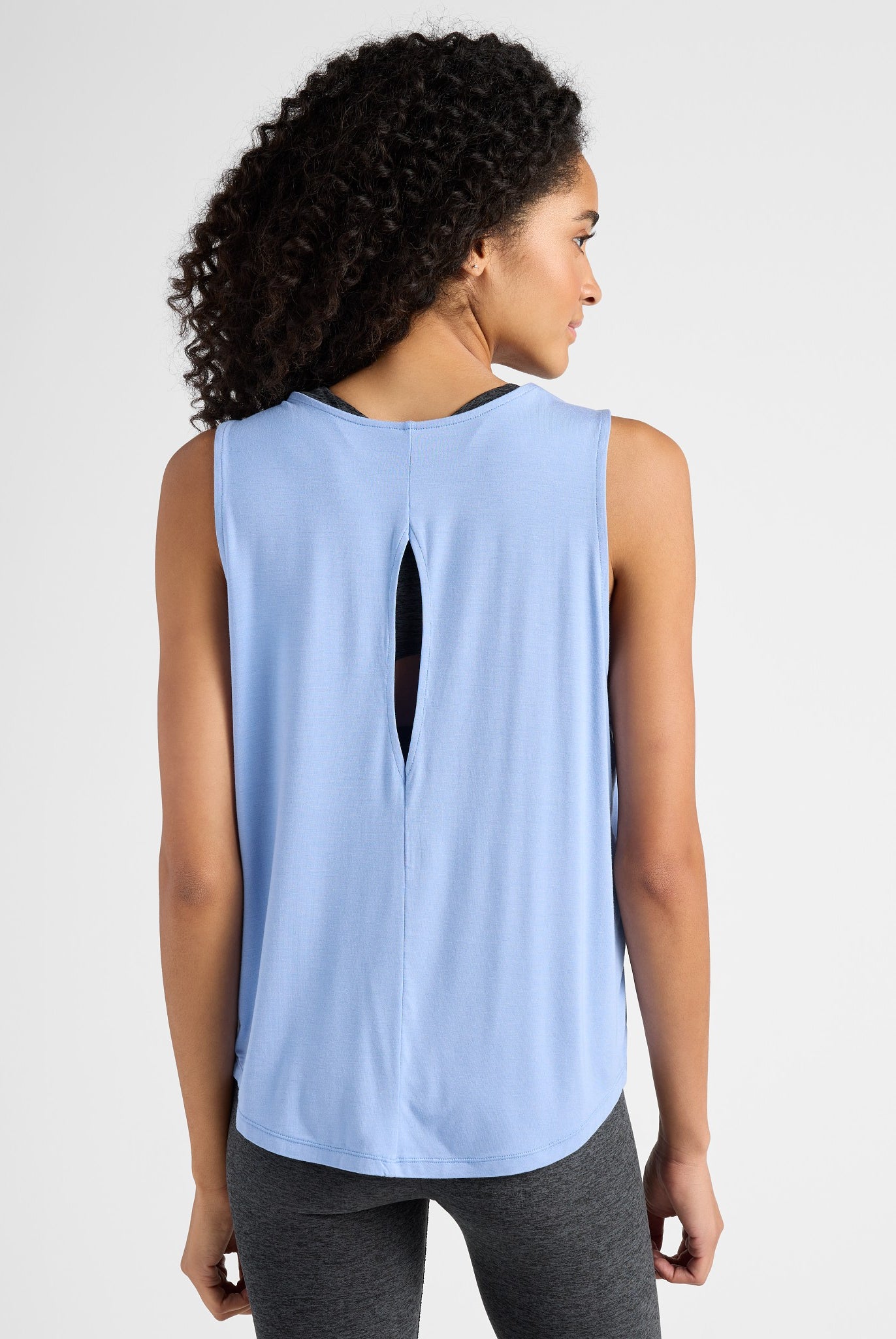 Denim $|& Interval Keyhole Back Tank - SOF Back