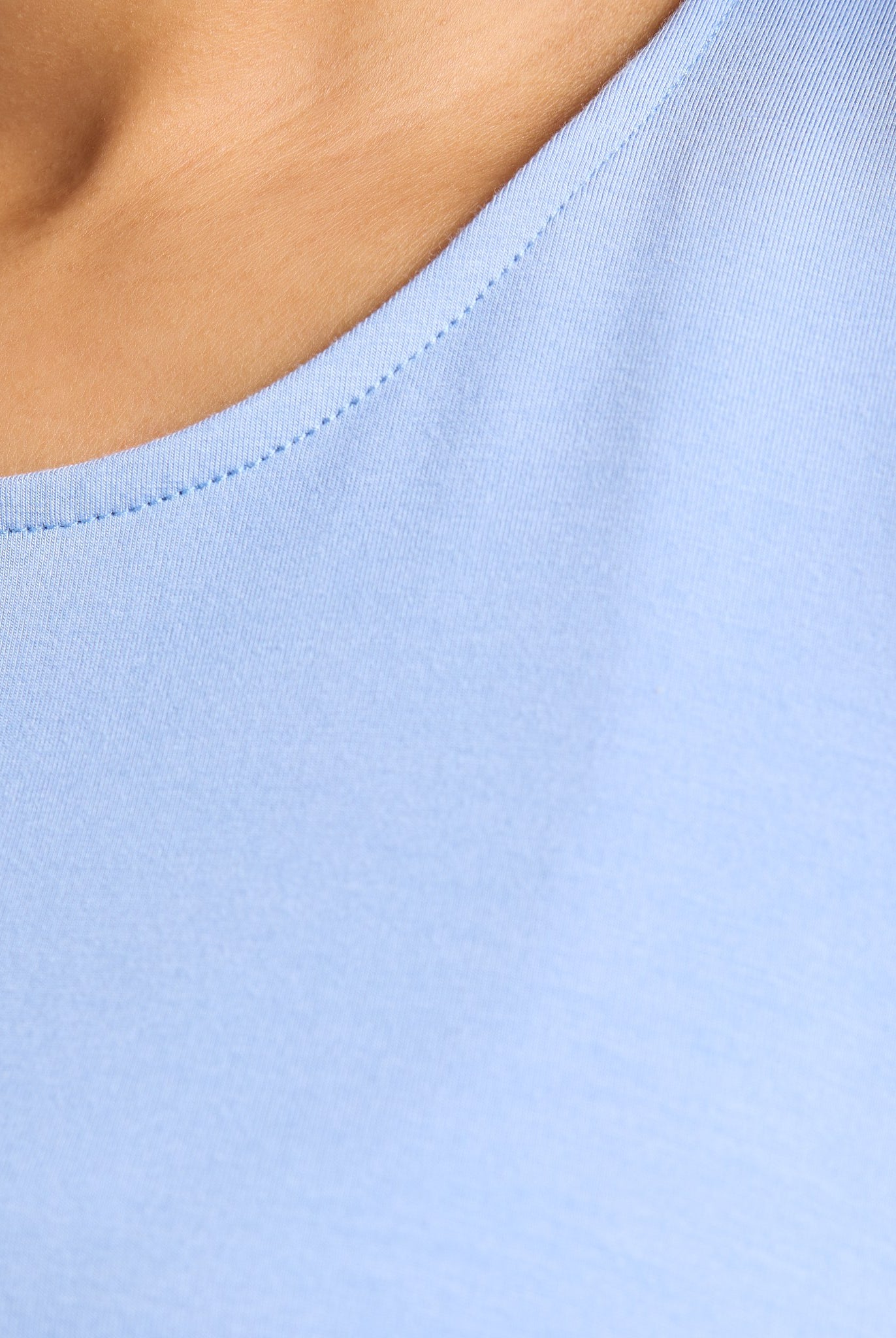 Denim $|& Interval Keyhole Back Tank - SOF Detail