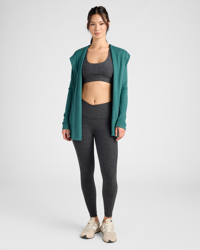 Heather Spruced Up $|& Interval Hacci Carefree Cardigan - SOF Full Front