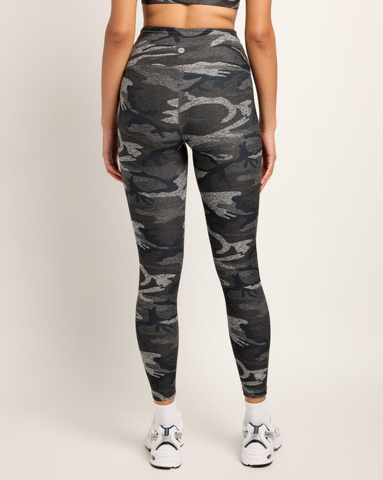 Grey Camo $|& Interval Spacedye Everyday Cross Over Legging - SOF Back
