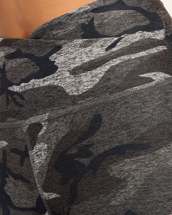 Grey Camo $|& Interval Spacedye Everyday Cross Over Legging - SOF Full Front