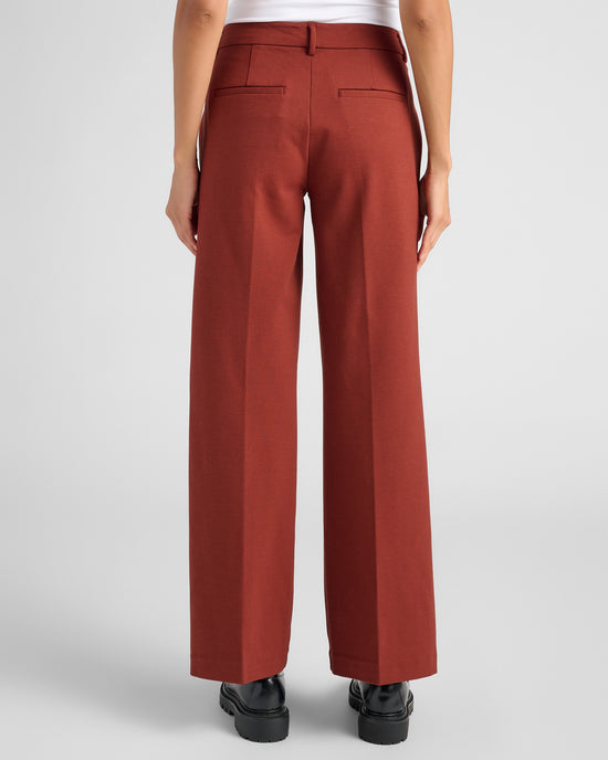 Brunette $|& Liverpool Kelsey Wide Leg Trouser - SOF Back