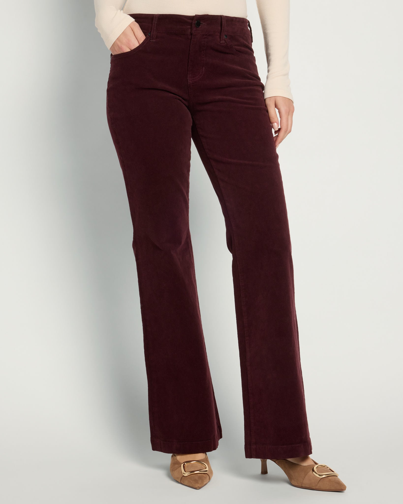 Corduroy Hannah Flare Leg Pants