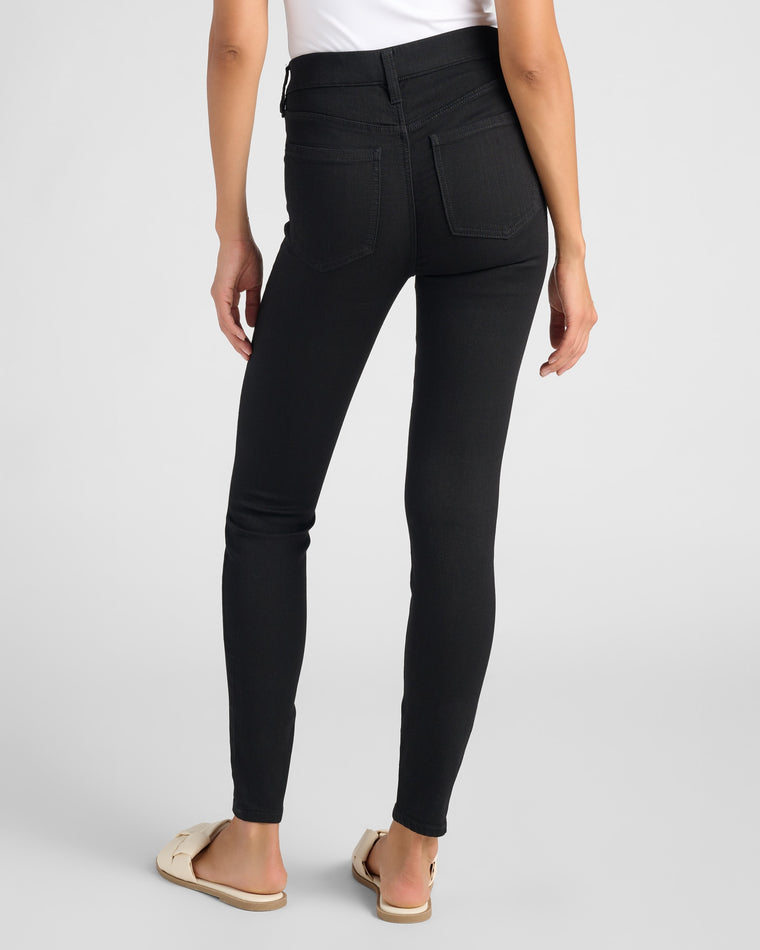 Black Rinse $|& Liverpool Gia Glider Skinny Jeans - SOF Back