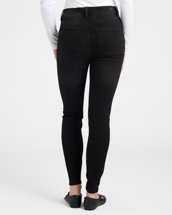 Lost Creek $|& Liverpool Abby High Rise Ankle Skinny Jeans with Button Fly - SOF Back