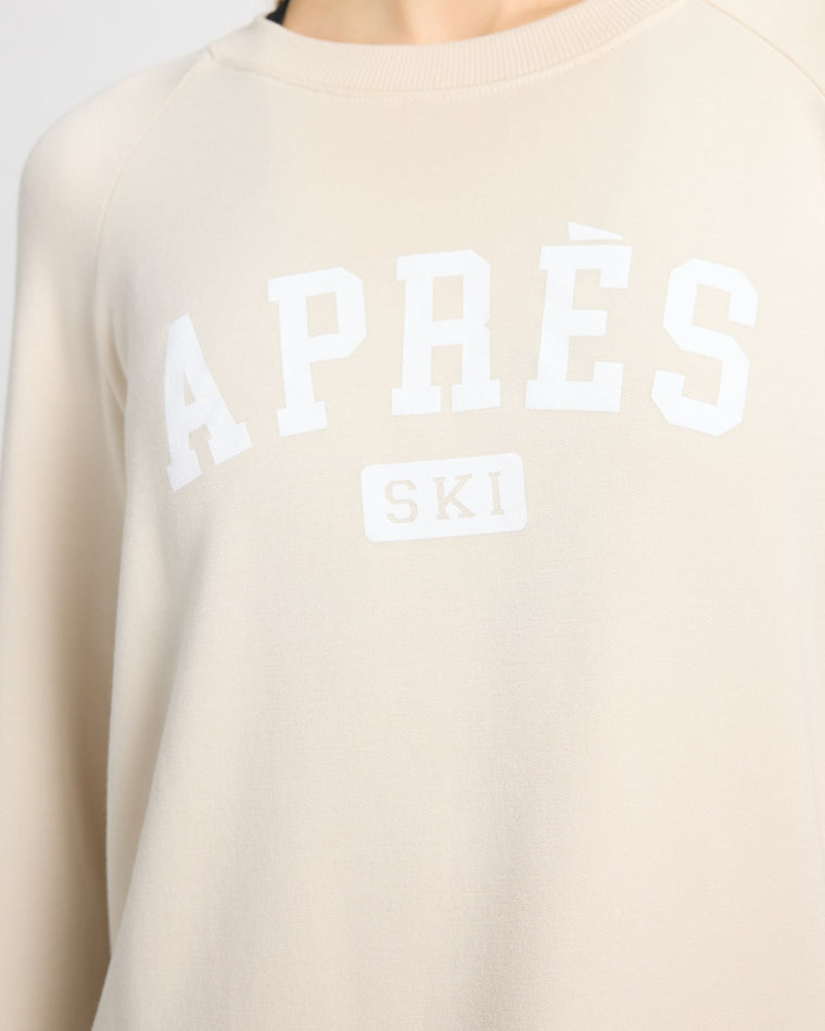 Cream $|& Interval Apres Ski Graphic Sweatshirt - SOF Full Front