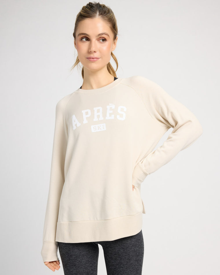 Cream $|& Interval Apres Ski Graphic Sweatshirt - SOF Front
