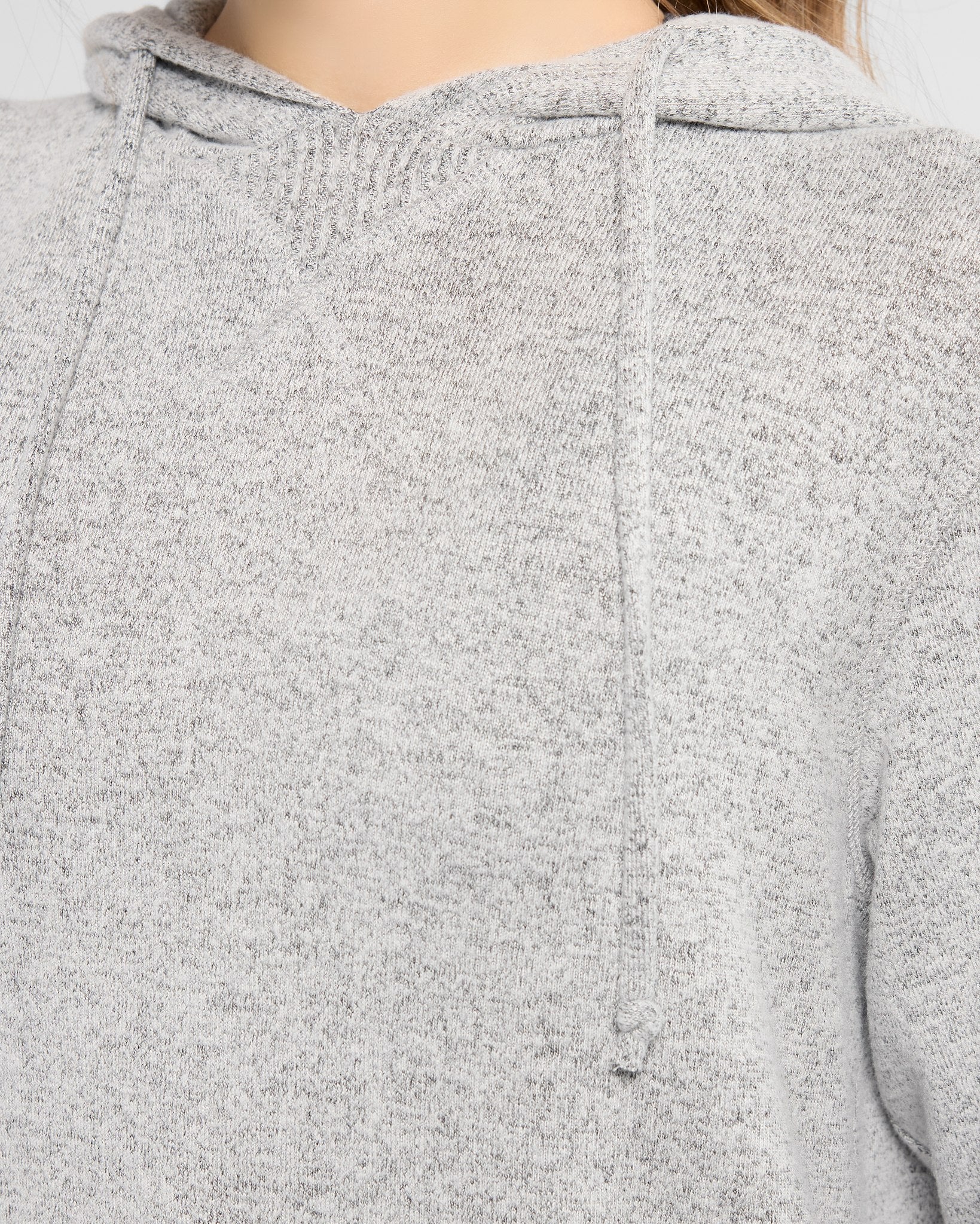 Heather Grey $|& Interval Hacci Hoodie - SOF Full Front