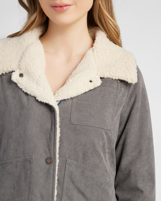 Stormy Weather $|& Herizon Corduroy Trucker Jacket - SOF Detail