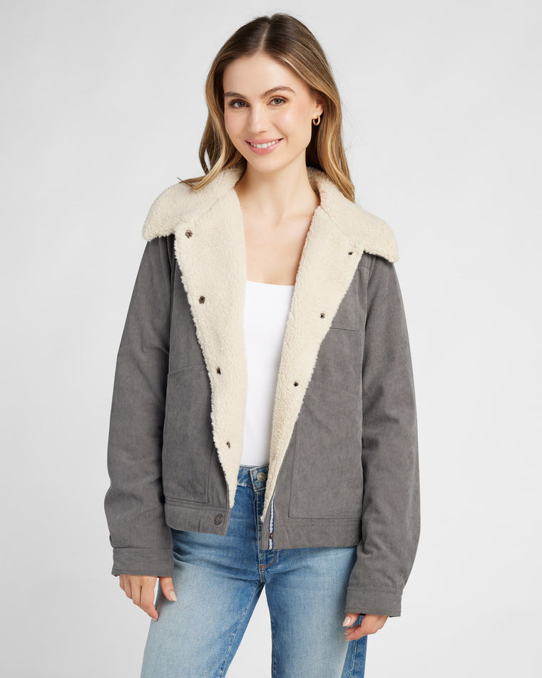 Stormy Weather $|& Herizon Corduroy Trucker Jacket - SOF Front