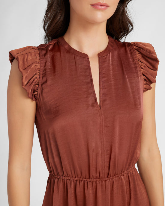 Cinnamon $|& Steve Madden Allegra Dress - SOF Detail