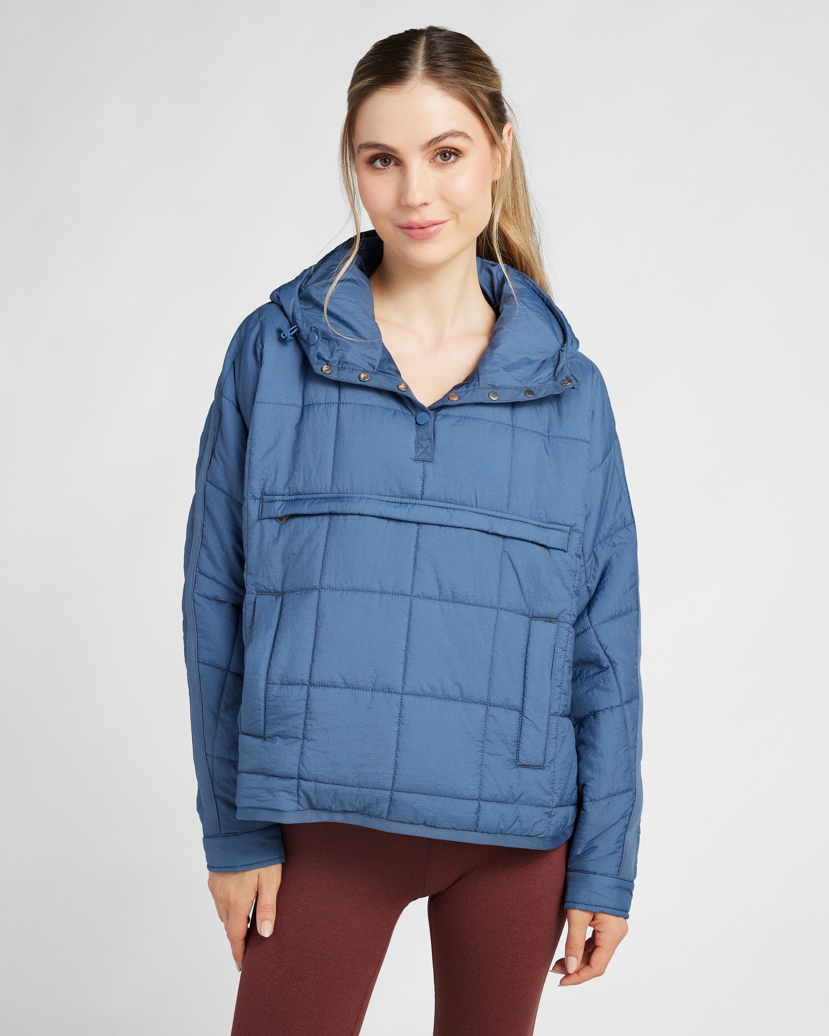 Stargazer Blue $|& Interval Packable Puffer Jacket - SOF Front