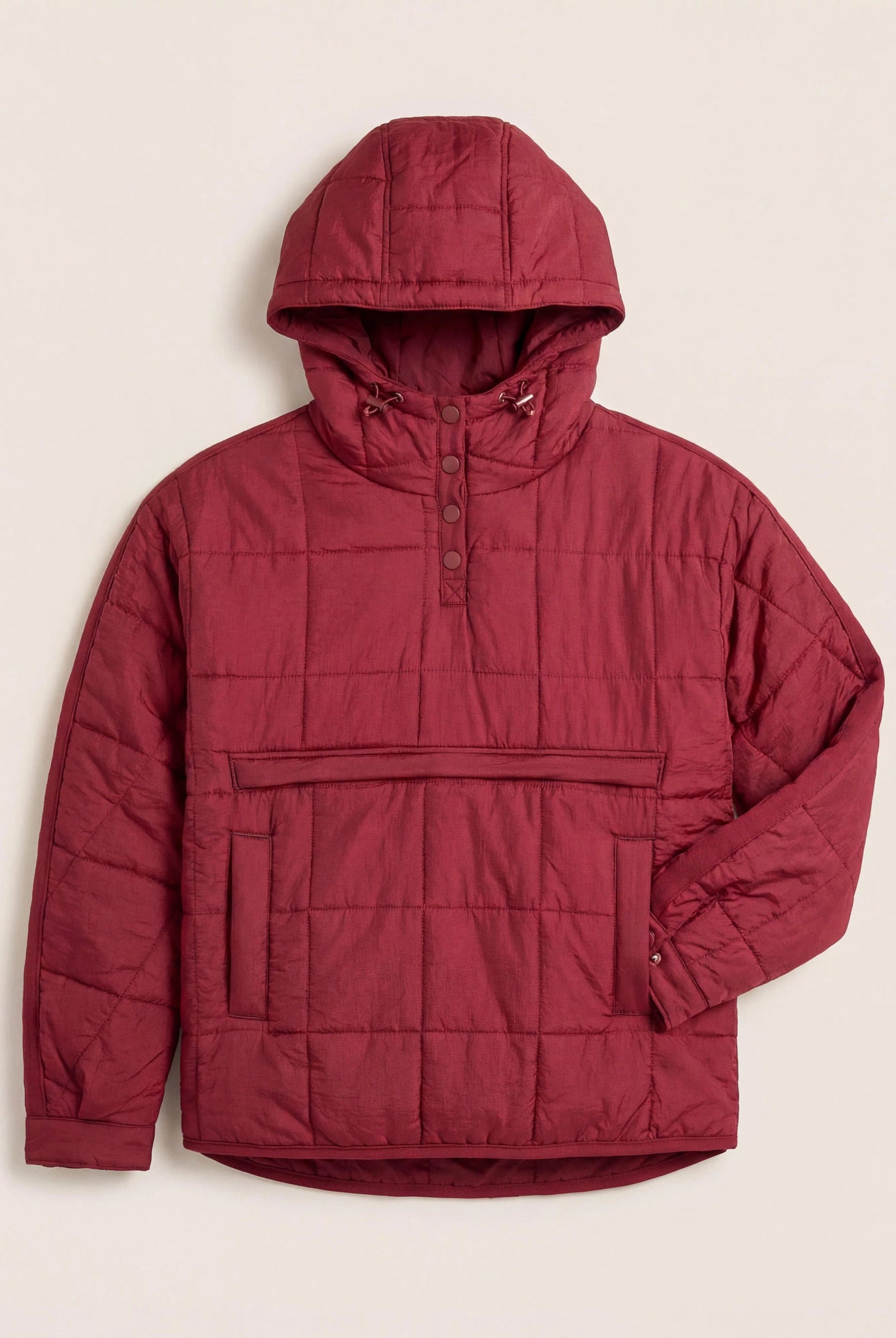 Cabernet $|& Interval Packable Puffer Jacket - Hanger Detail