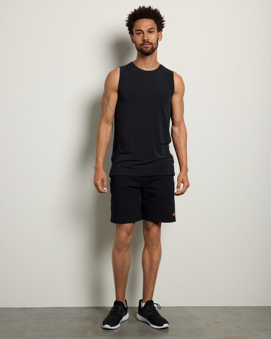 Black $|& LFG Wrinkle Free Resilience Tank - UGC On Fig