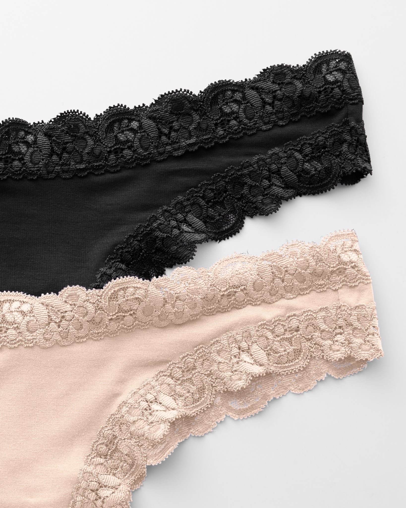 Champagne/Black $|& Fleur't The Iconic Thong - SOF Front
