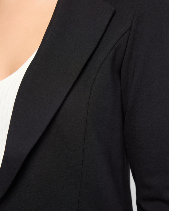 Black $|& Citrus Boyfriend Blazer - SOF Detail