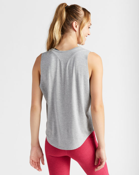 Heather Grey $|& Interval Goals Graphic Tank - SOF Back